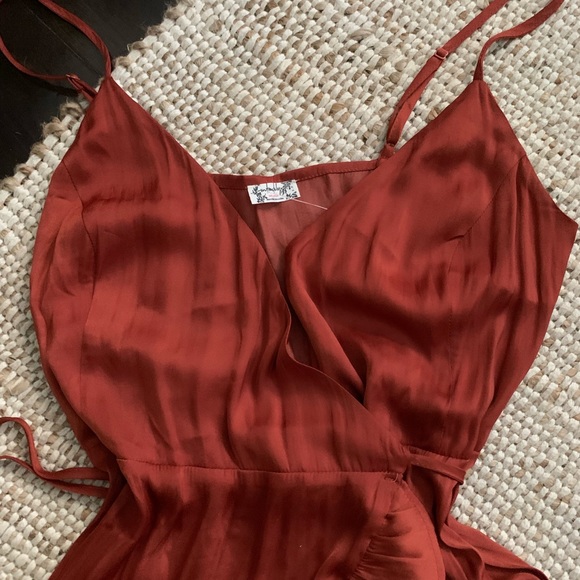 Free People All My Love Wrap Slip Dress, Size S. NWT. - Picture 4 of 8